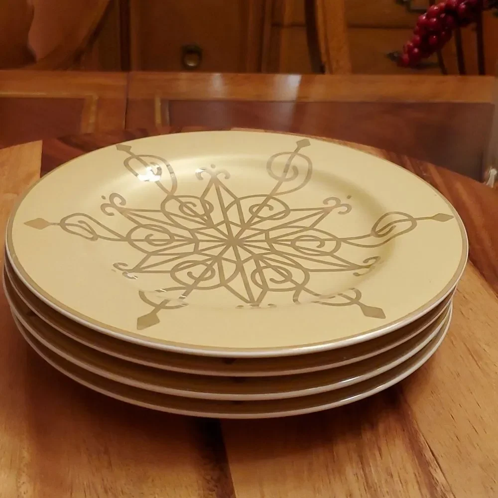 4 Salad Plates by Roscher & Co